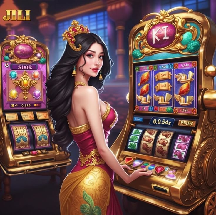 Joker Gaming slot interface showing 5-reel grid and stake adjustment controls